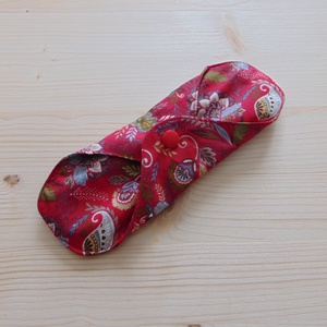 20 cm-es mosható betét / piros keleti varázs mintás  - szépségápolás - intim higiénia - intimbetét - Meska.hu