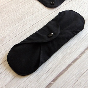 20 cm-es mosható betét  / fekete   - szépségápolás - intim higiénia - intimbetét - Meska.hu