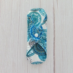 20 cm-es mosható betét  / kék mandala mintás - szépségápolás - intim higiénia - intimbetét - Meska.hu