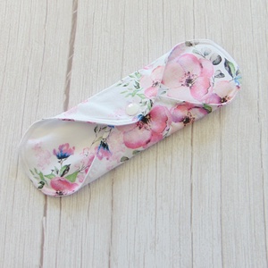 23 cm-es mosható női betét/ alma virág mintás /intimbetét, mosható textil betét, környezetbarát termék - szépségápolás - intim higiénia - intimbetét - Meska.hu