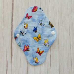 Tisztasági betét : színes lepkék / mosható textil betét, Szépségápolás, Intim higiénia, Tisztasági betét, Varrás, MESKA