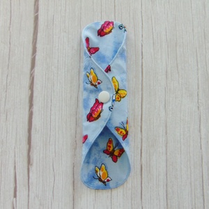 Tisztasági betét : színes lepkék / mosható textil betét - szépségápolás - intim higiénia - tisztasági betét - Meska.hu