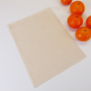 Pamut zsák  / nyers / bevásárló tasak, textil tasak, tároló zsák - táska & tok - bevásárlás & shopper táska - zöldség/gyümölcs zsák - Meska.hu