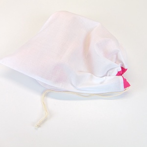 Pamut textil zsák  / fehér / bevásárló tasak, tároló zsák - táska & tok - bevásárlás & shopper táska - zöldség/gyümölcs zsák - Meska.hu