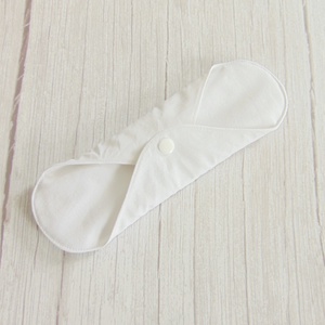 24 cm-es mosható betét / fehér / intimbetét, textil betét - szépségápolás - intim higiénia - intimbetét - Meska.hu