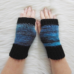 Sofia - kötött kézmelegítő. S-M méretű. Puha, meleg és elegáns, rövid kötött kézmelegítő/ ujjatlan kesztyű - ruha & divat - sál, sapka, kendő - kesztyű - Meska.hu