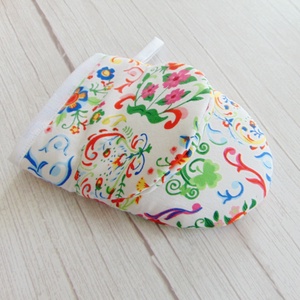 Edényfogó kesztyű / színes indák és virágok, Otthon & Életmód, Konyhafelszerelés, tálalás, Konyhai textil, Edényfogó & Edényfedő, Varrás, MESKA