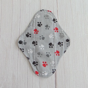 24 cm-es mosható női betét /  tappancsok / pamut, Szépségápolás, Intim higiénia, Intimbetét, Varrás, MESKA
