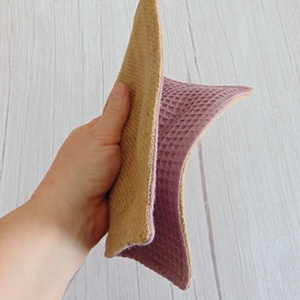 Juta mosogató vagy törlőkendő  / mályva - otthon & életmód - konyhafelszerelés, tálalás - konyhai textil - konyharuha & törlőkendő - Meska.hu