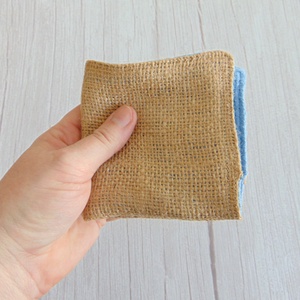 Juta mosogató vagy törlőkendő  / kék - otthon & életmód - konyhafelszerelés, tálalás - konyhai textil - konyharuha & törlőkendő - Meska.hu