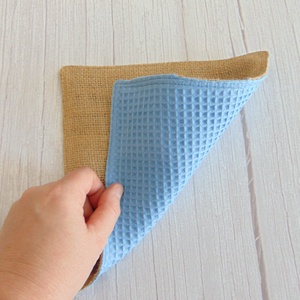Juta mosogató vagy törlőkendő  / kék - otthon & életmód - konyhafelszerelés, tálalás - konyhai textil - konyharuha & törlőkendő - Meska.hu