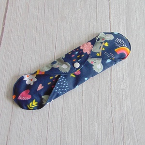 29 cm-es mosható női betét / sötétkék koala mintás/ intimbetét, mosható textil betét, környezetbarát termék - szépségápolás - intim higiénia - intimbetét - Meska.hu