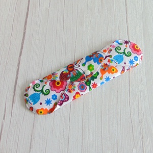 29 cm-es mosható női betét / színes lepkék és virágok - szépségápolás - intim higiénia - intimbetét - Meska.hu
