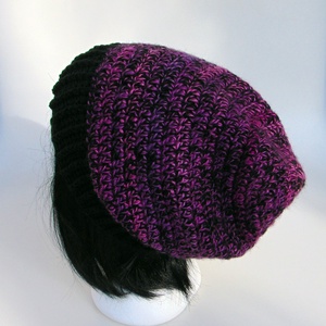 Serenity slouchy fazonú női sapka /  horgolt sapka  - ruha & divat - sál, sapka, kendő - sapka - Meska.hu