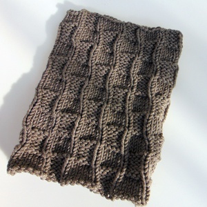 Kocka mintás- FÉRFI csősál/ Vastag, puha és meleg csősál -  - Meska.hu