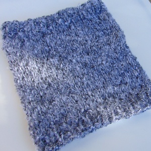 Szürke melír csősál / Meleg, puha kötött nyakmelegítő, Ruha & Divat, Sál, Sapka, Kendő, Sál, Kötés, MESKA