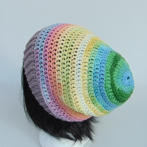 Quinn / slouchy fazonú női sapka /  horgolt sapka  - ruha & divat - sál, sapka, kendő - sapka - Meska.hu