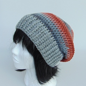 Clara / slouchy fazonú női sapka /  horgolt sapka  - Meska.hu