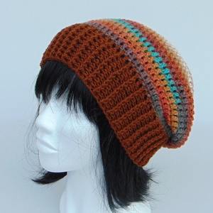 Lisa / slouchy fazonú női sapka /  horgolt sapka  - Meska.hu