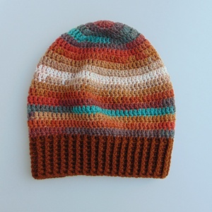 Lisa / slouchy fazonú női sapka /  horgolt sapka  - ruha & divat - sál, sapka, kendő - sapka - Meska.hu