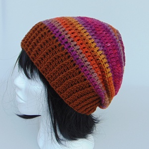 Donna / slouchy fazonú női sapka /  horgolt sapka  - Meska.hu