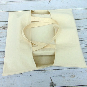 Ételhordó táska / nyers pamut - táska & tok - uzsonna- & ebéd tartó - ebéd tasak, doboz - Meska.hu