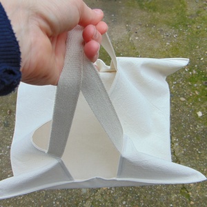 Ételhordó táska / nyers pamut - táska & tok - uzsonna- & ebéd tartó - ebéd tasak, doboz - Meska.hu