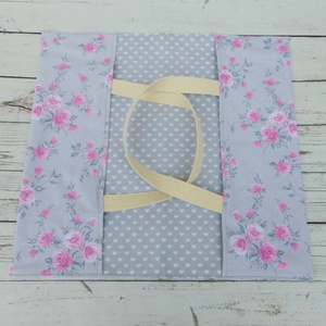 Ételhordó táska / rózsaszín virágok - táska & tok - uzsonna- & ebéd tartó - ebéd tasak, doboz - Meska.hu