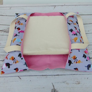 Ételhordó táska / tacskó mintás - táska & tok - uzsonna- & ebéd tartó - ebéd tasak, doboz - Meska.hu