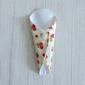 Mosható tanga tisztasági betét / ekrü - rózsák - Meska.hu