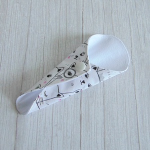 Mosható tanga tisztasági betét / rajzolt cicák - szépségápolás - intim higiénia - tisztasági betét - Meska.hu