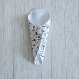 Mosható tanga tisztasági betét / rajzolt cicák - szépségápolás - intim higiénia - tisztasági betét - Meska.hu