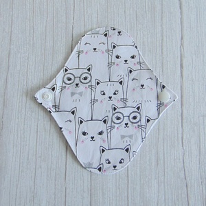 Sarah mosható tisztasági betét 17 cm / rajzolt cicák, Szépségápolás, Intim higiénia, Tisztasági betét, Varrás, MESKA