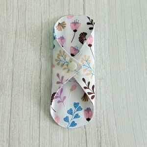 Sarah mosható tisztasági betét 17 cm / rózsaszín - barna levelek - szépségápolás - intim higiénia - tisztasági betét - Meska.hu