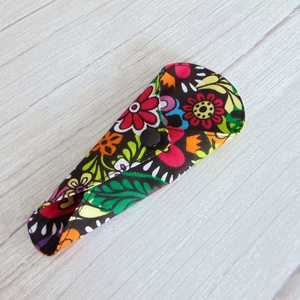 Mosható tanga tisztasági betét / mexikói színes virágok - szépségápolás - intim higiénia - tisztasági betét - Meska.hu