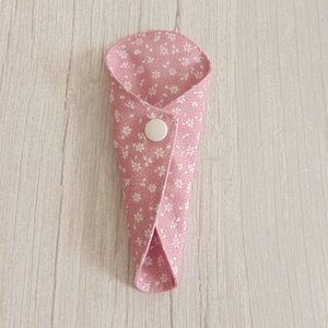 Mosható tanga tisztasági betét / rózsaszín - fehér apró virág, Szépségápolás, Intim higiénia, Tisztasági betét, Varrás, MESKA