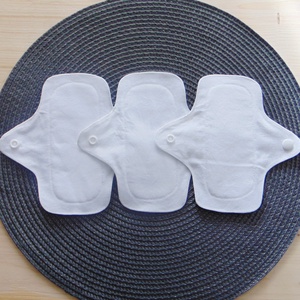 Dana MINI betét csomag (3 db/ cs) 16 cm / fehér / mosható betét, mosható intimbetét - szépségápolás - intim higiénia - tisztasági betét - Meska.hu