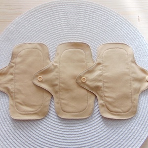 Dana MINI betét csomag (3 db/ cs) 16 cm / bézs / mosható betét, mosható intimbetét - szépségápolás - intim higiénia - tisztasági betét - Meska.hu