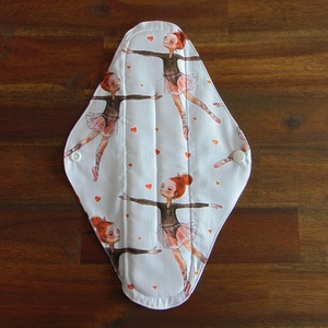 Lara mosható női betét 29 cm / balerinák / intimbetét, mosható textil betét, környezetbarát termék, Szépségápolás, Intim higiénia, Intimbetét, Varrás, MESKA