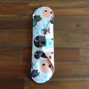 Lara mosható női betét 29 cm / halacskák / intimbetét, mosható textil betét, környezetbarát termék - szépségápolás - intim higiénia - intimbetét - Meska.hu