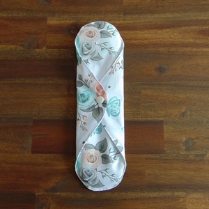 Lara mosható női betét 28 cm / mexikói színes virágok / intimbetét, mosható textil betét, környezetbarát termék - szépségápolás - intim higiénia - intimbetét - Meska.hu