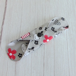 Lara mosható tisztasági betét 19,5 cm / zsiráf babák / vékony, kényelmes intimbetét,  környezetbarát termék - szépségápolás - intim higiénia - tisztasági betét - Meska.hu