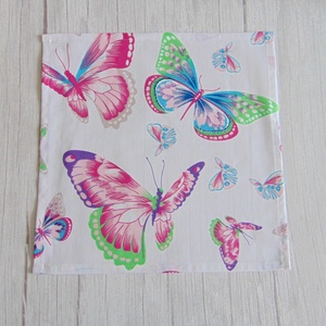 Textil szalvéta - Nagy lepkék - táska & tok - uzsonna- & ebéd tartó - szendvics csomagoló - Meska.hu
