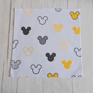 Textil szalvéta - Sárga Minnie - táska & tok - uzsonna- & ebéd tartó - szendvics csomagoló - Meska.hu