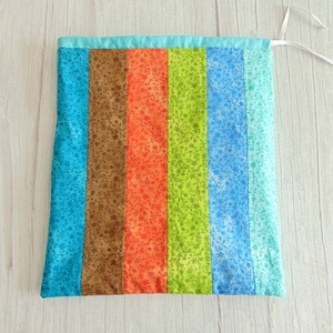 Kenyeres zsák - kis méretű / indák és virágok - patchwork  - táska & tok - bevásárlás & shopper táska - kenyeres zsák - Meska.hu