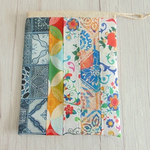 Kenyeres zsák - kis méretű / indák és virágok - patchwork  - táska & tok - bevásárlás & shopper táska - kenyeres zsák - Meska.hu