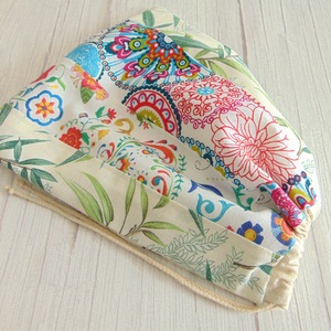 Kenyeres zsák - kis méretű / indák és virágok, levelek - patchwork  - táska & tok - bevásárlás & shopper táska - kenyeres zsák - Meska.hu