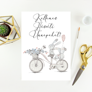 Húsvéti képeslap, ajándék, üdvözlőlap, Otthon & Életmód, Papír, írószer, Képeslap, üdvözlőlap, Papírművészet, MESKA