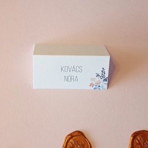 Virágos ültetőkártya esküvőre, születésnapra, partyra - esküvő - meghívó & kártya - ültetési rend - Meska.hu