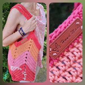 Kézműves horgolt öko-bag (Summer) - Meska.hu
